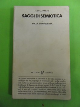 saggi di semiotica 1 -sulla coscienza