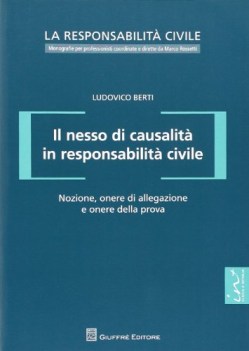 nesso di causalita in responsabilita civile