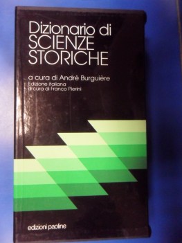 Dizionario di scienze storiche con cofanetto