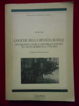 logiche della rivoluzione rurale insurrezioni contro la repubblica elvetica