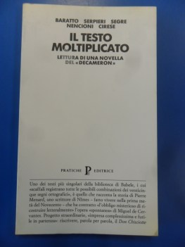 testo moltiplicato lettura novella del decameron