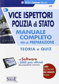 vice ispettori polizia di stato manuale completo preparazione teoria quiz