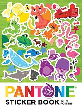 pantone sticker book whit posters