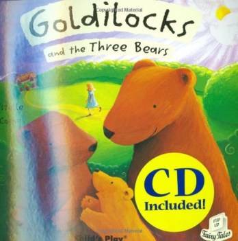 goldilocks and the three bears + cd flip up