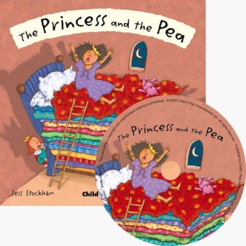 princess and the pea + cd flip up