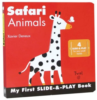 safari animals my first slide&play book