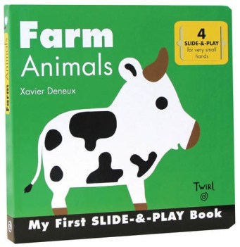 farm animals my first slide&play book