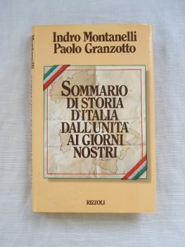 sommario di storia d\'italia dall\'unita ai giorni nostri