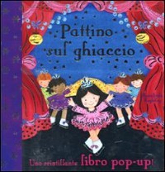 pattino sul ghiaccio libro pop-up