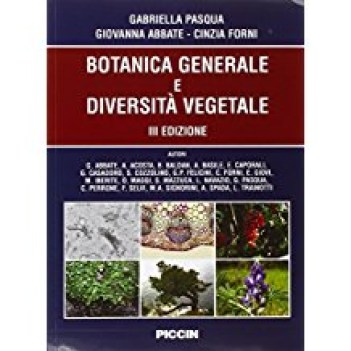 botanica generale e diversita vegetale 3 ed.