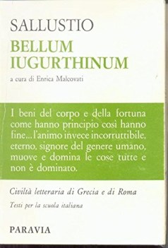 Bellum Iugurthinum. Serie latina per la scuola