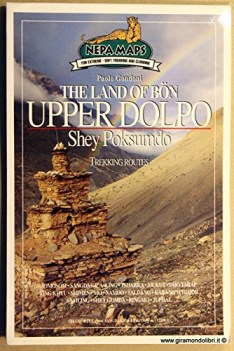 carta geograficaland of bon upper dolpo trekking routes