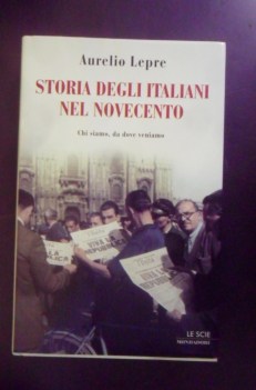 storia degli italiani del novecento