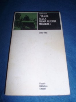 italia nella prima guerra mondiale 19151918