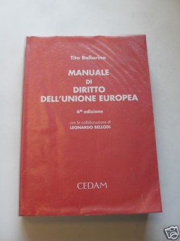 manuale di diritto dell\'unione europea