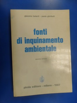 Fonti di inquinamento ambientale