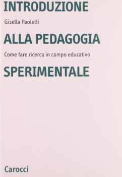 introduzione alla pedagogia sperimentale