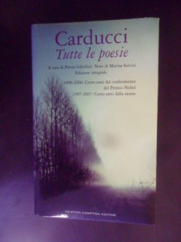 carducci tutte le poesie