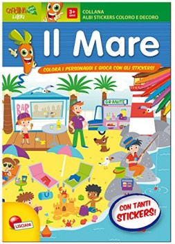 forme e sagome del mare albo stickers con adesivi