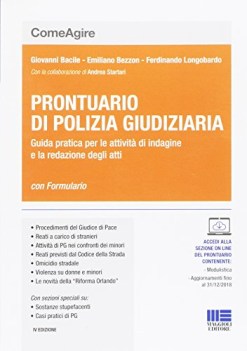 prontuario di polizia giudiziaria guida pratica x attivita indagine redazione...