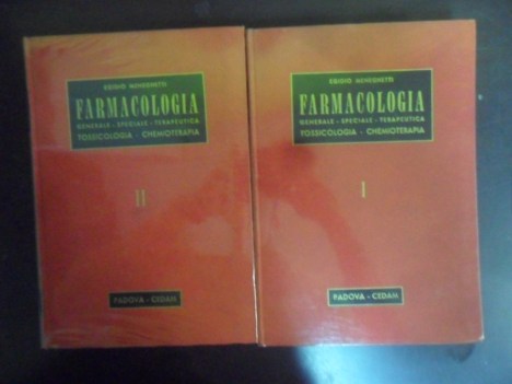 farmacologia generale speciale terapeutica tossicologia chemioterapia vol 1 e 2