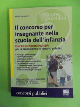 concorso per insegnante nella scuola dell\'infanzia