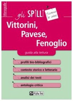 vittorini pavese fenoglio guida alla lettura