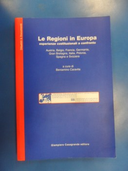 regioni in europa esperienze costituzionali a confronto