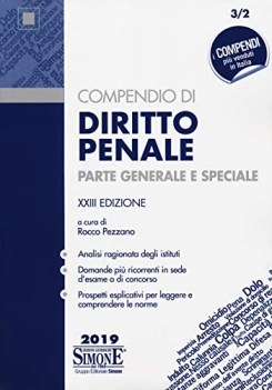 compendio di diritto penale parte generale e speciale