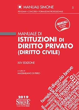 manuale di istituzioni di diritto privato diritto civile