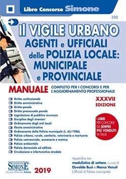 vigile urbano  corso per agenti e ufficiali della polizia locale