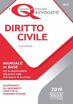 diritto civile manuale di base per la preparazione alla prova orale d