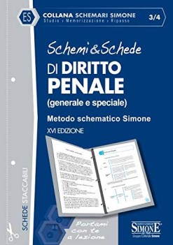 schemi  schede di diritto penale generale e speciale