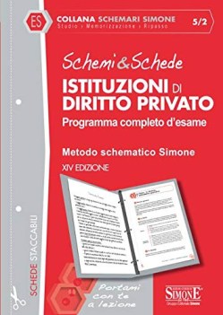 schemi  schede di istituzioni di diritto privato