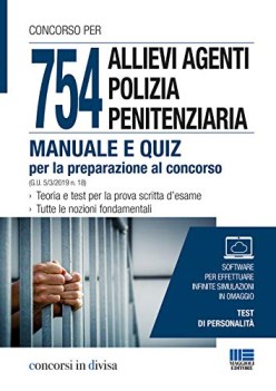 754 allievi agenti polizia penitenziaria manuale e quiz per la prepar