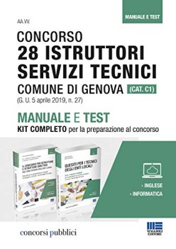 concorso 28 istruttori servizi tecnici comune di genova cat c1 man