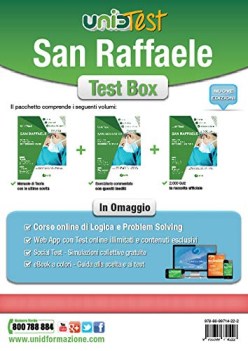 unidtest universit san raffaele test box completo per il test di a