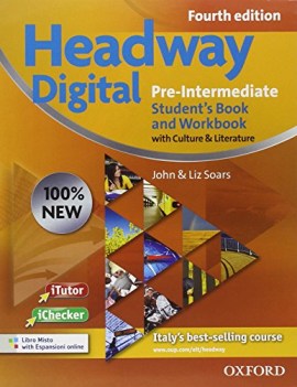 headway digital pre-intermediate +key inglese, grammatica