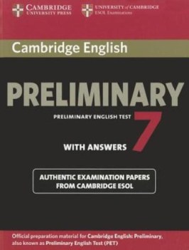 cambridge preliminary en.test 7 pack inglese, grammatica