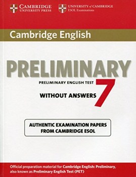 preliminary english test 7 nokey inglese, grammatica