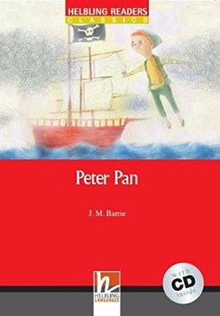 peter pan (hrc) +cd inglese, antol.e lett.