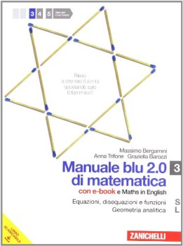 manuale blu 2.0 di matematica 3 (2Tomi+dvd)