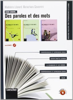 come leggere des paroles et des mots +cd