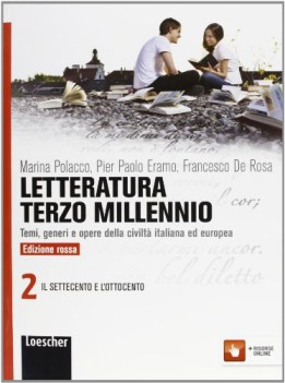 letteratura terzo millennio ed.rossa 2 italiano, letteratura