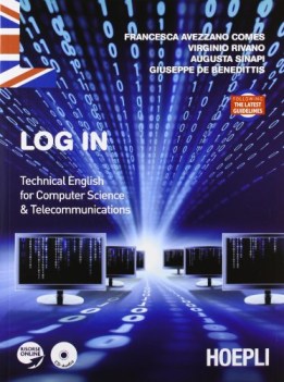 log in, technical english for computer inglese tecnico