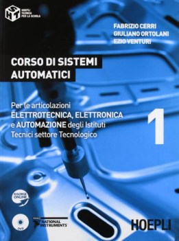 corso di sistemi automatici 1 +dvd materie tecn. iti, n, ipi