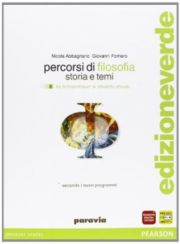 percorsi di filosofia ed.verde 3 filosofia,pedag.-manuali