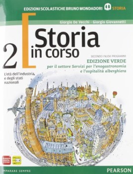 storia in corso 2 verde +atl.=9788869100864