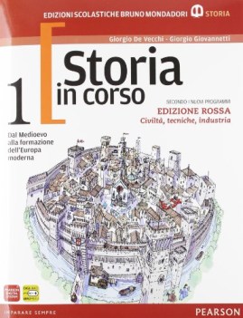 storia in corso 1 ediz.rossa +atl. = 9788842404668