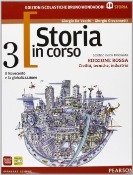 storia in corso 3 ediz.rossa +atl. il 900 e la globalizzazione